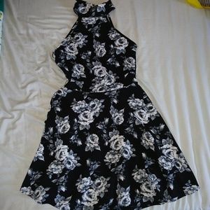 Black Floral Dress